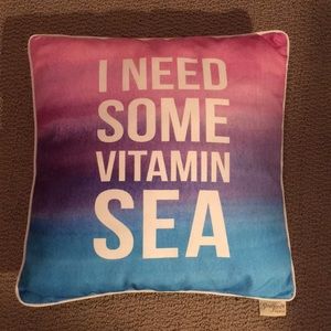 Outdoor I need vitamin sea pillow